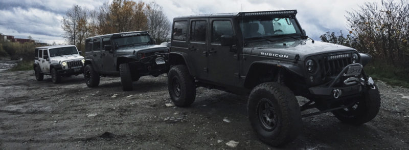 Jeep Wrangler at Triangle Beach