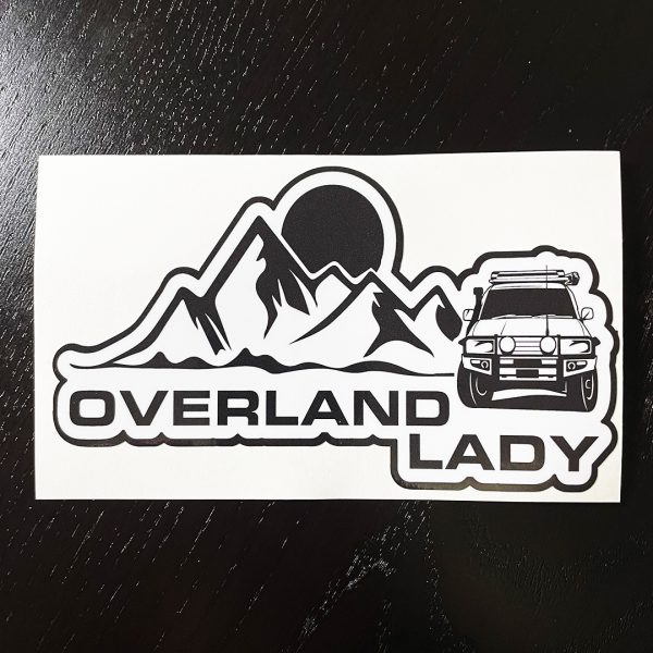 OverlandLady sticker mountain2 | Overland Lady by Monique Song