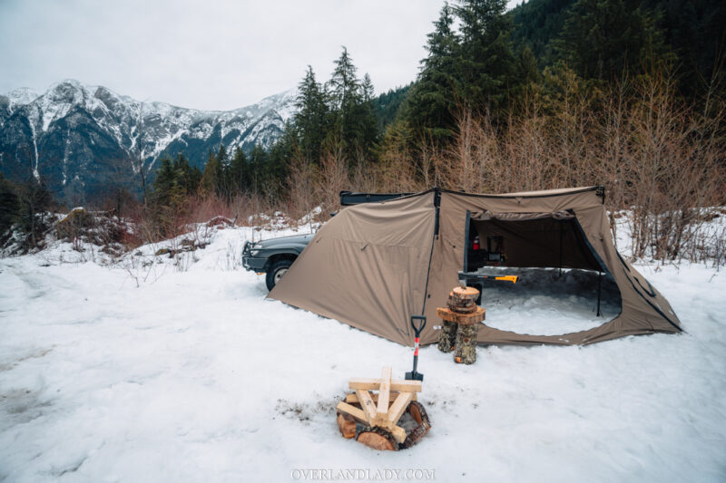 Snow Camp Landcruiser 100 series Rhino Rack 13 | Overland Lady by Monique Song