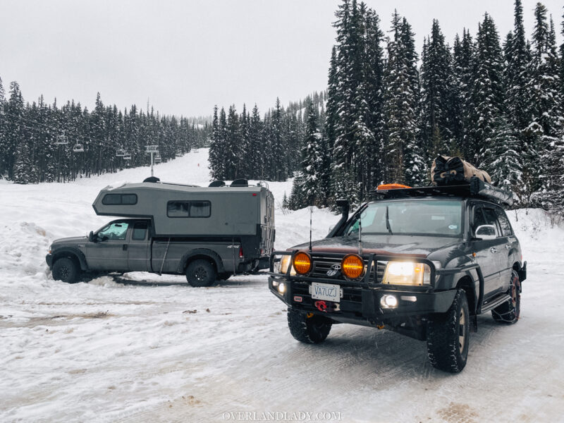 Snow Camp Landcruiser 100 series Rhino Rack 27 | Overland Lady by Monique Song