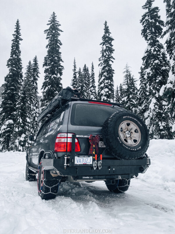 Snow Camp Landcruiser 100 series Rhino Rack 29 | Overland Lady by Monique Song