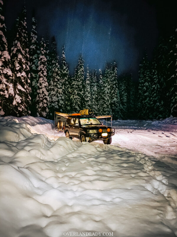 Snow Camp Landcruiser 100 series Rhino Rack 38 | Overland Lady by Monique Song