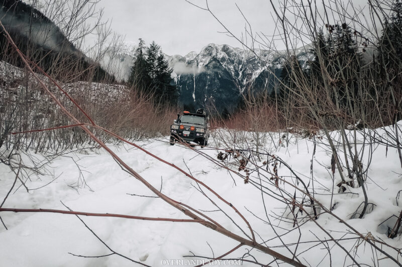 Snow Camp Landcruiser 100 series Rhino Rack | Overland Lady by Monique Song