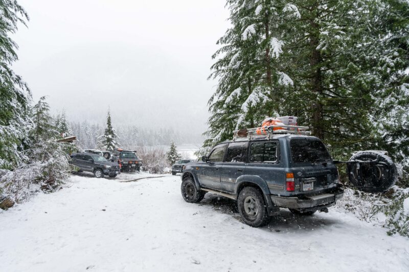 Toyota Tacoma Landcruiser snow wheeling 15 | Overland Lady by Monique Song