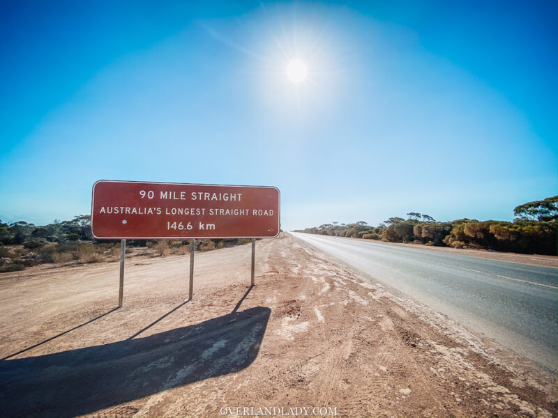 Australia longest straight road 3 | Overland Lady by Monique Song