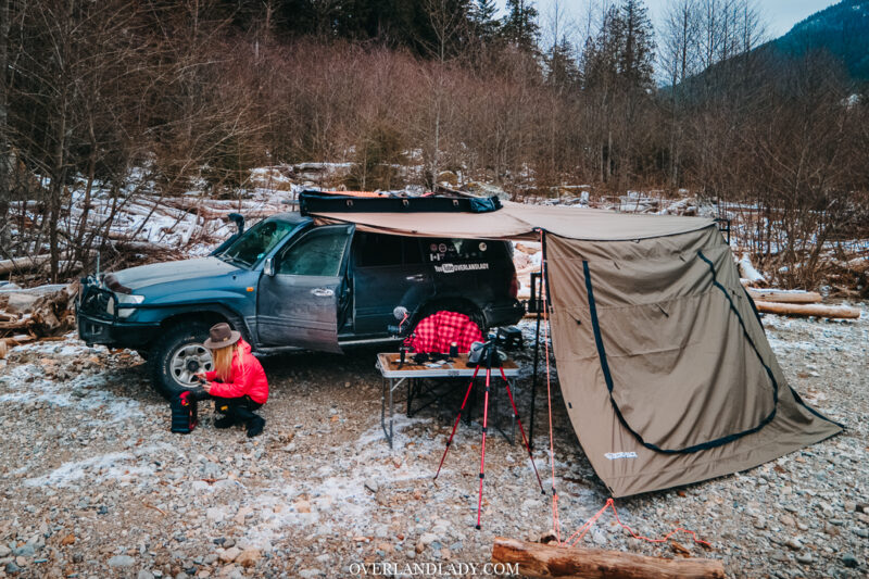 Chehalis North Camping Landcrusier 100 series Ram 7 | Overland Lady by Monique Song