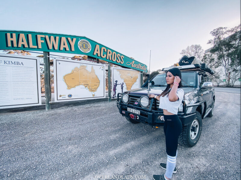 Half way across australia | Overland Lady by Monique Song