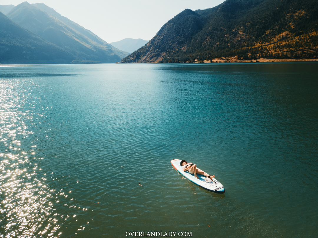 Camping & Paddle Board On A Lake | Overland Lady