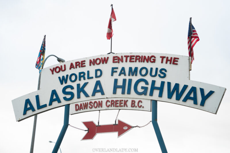 Alaska Highway Mile 0 Overland lady 13 | Overland Lady by Monique Song