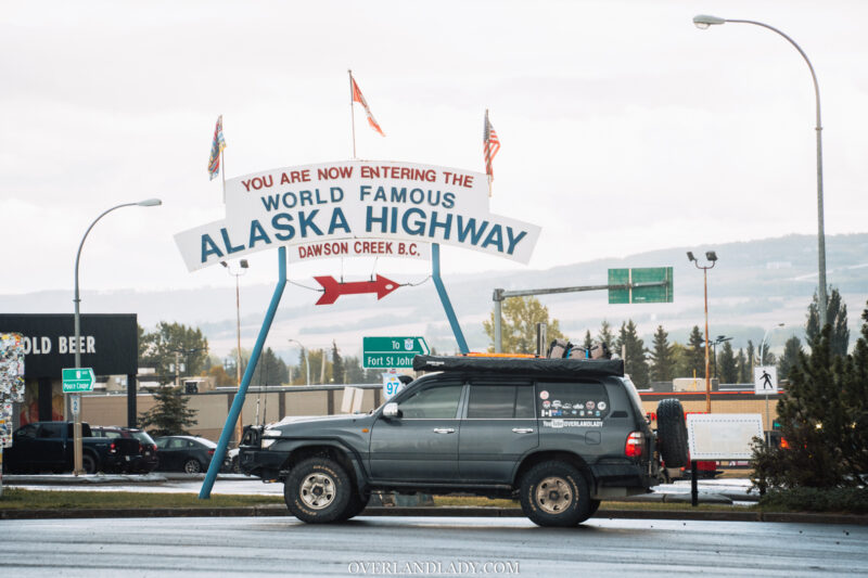 Alaska Highway Mile 0 Overland lady 14 | Overland Lady by Monique Song
