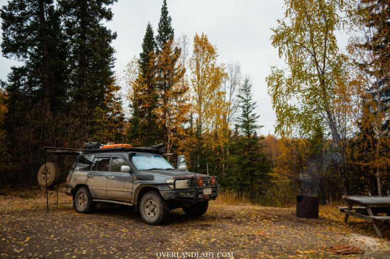 North Canol Rd Landcruiser Overland Lady | Overland Lady by Monique Song