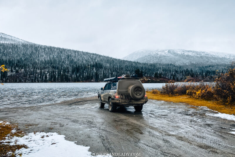 South Canol Road Yukon Landcruiser Overland Lady 1 | Overland Lady by Monique Song