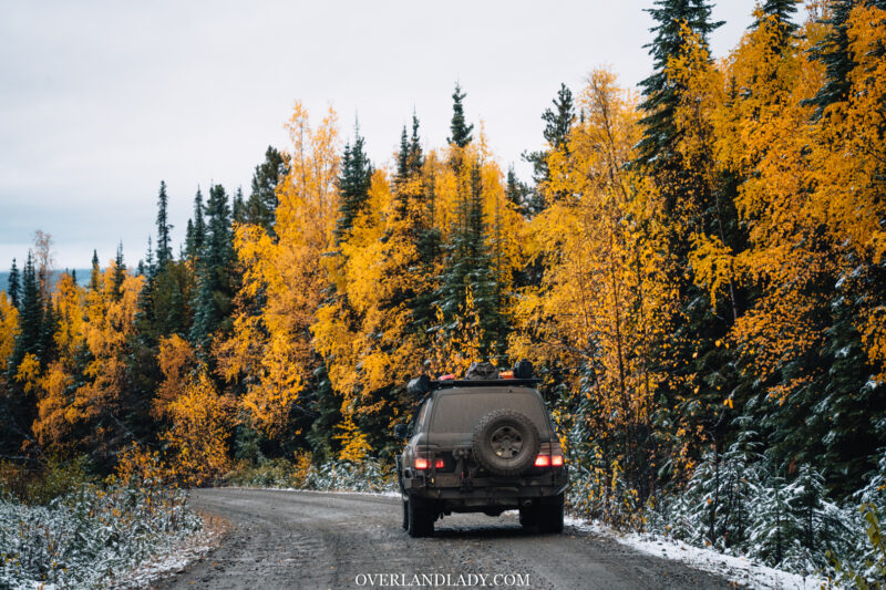 South Canol Road Yukon Landcruiser Overland Lady 22 | Overland Lady by Monique Song