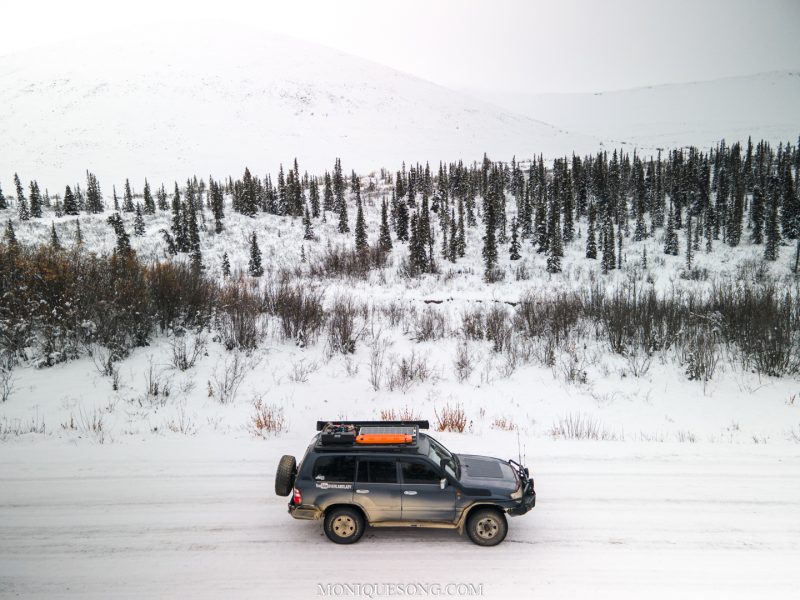 Overland Lady Landcruiser Yukon Dempster Highway 24 | Overland Lady by Monique Song